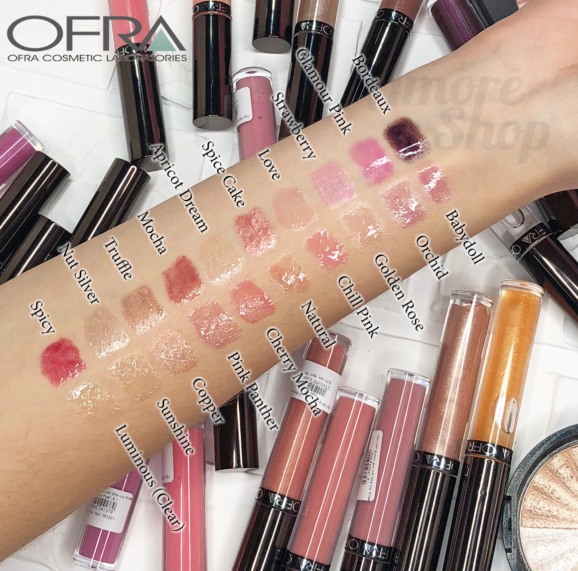 Блеск для губ Ofra Lip Gloss Golden Rose, 8 г купить в Киеве
